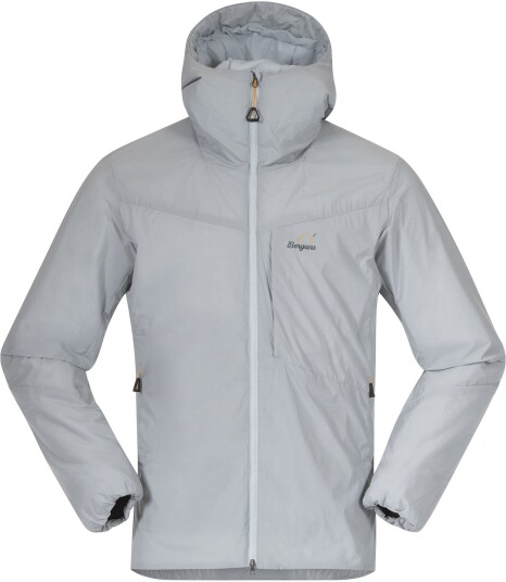 Bergans of Norway Y MountainLine Insulated Windbreaker Jacket Herre Pearl Grey M