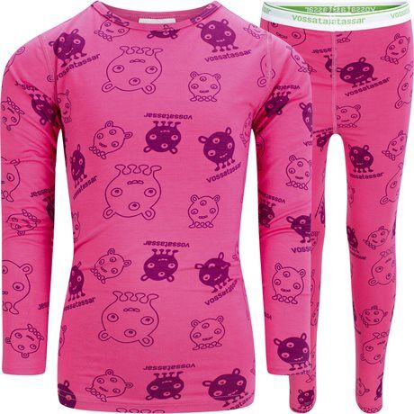 Vossatassar Tass Baselayer Set BPINK (#C92558) Barn 90