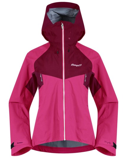 Bergans Slingsby 3L Jacket W Raspberry/Beet Red/Silver Grey (Storlek M)