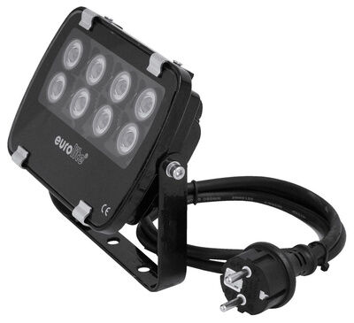 EuroLite LED IP FL-8 Grønn 30°