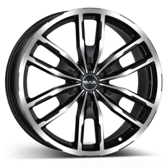 Mak Peak Black Polished 7.5x17 6x130 ET55 B84.1