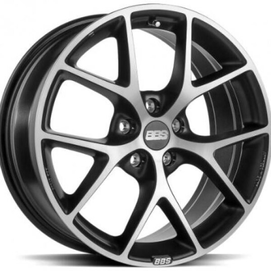 Bbs Sr Volcano Grey Diam Cut 7.5x17 5x100 ET48 B70.1