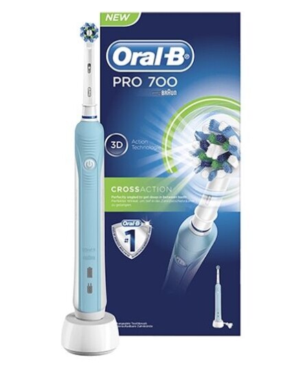 Oral B Braun Pro 700 3D CrossAction Electric Toothbrush