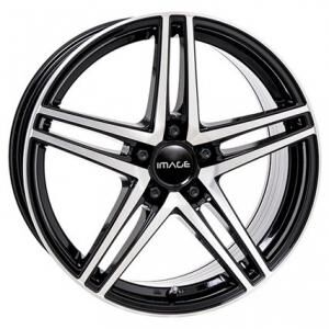 Image Star FF Gloss Black Polished 8x17 5x112 ET49.5 B66.46