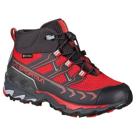 La Sportiva Ultra Raptor II Mid JR GTX Carbon/Goji (#D82C33) Barn 34