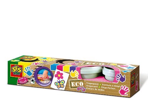 SES Creative ECO Fingermaling 4 farger Pastell