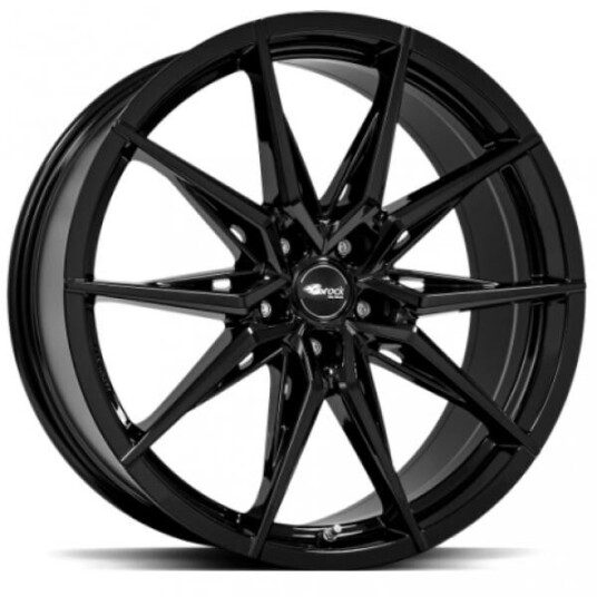 Brock B42 Shiny Black 8.5x20 5x108 ET45 B63.4