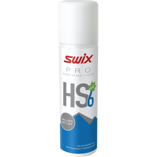 Swix Hs6 Liq Blue, -4°c/-12°c, 125ml