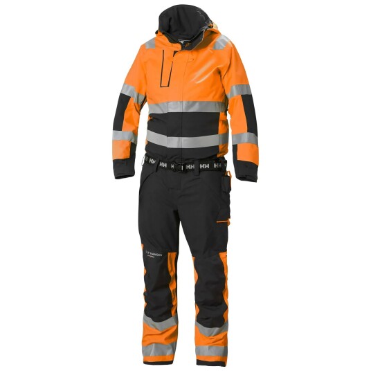 HH Workwear Workwear Helly Hansen Alna 2.0 Hi Vis Vanntett Skallkjeledress Oransje C44