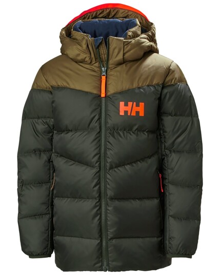 Helly Hansen Isfjord Down Mix Jacket JR Pine Green (Storlek 164)