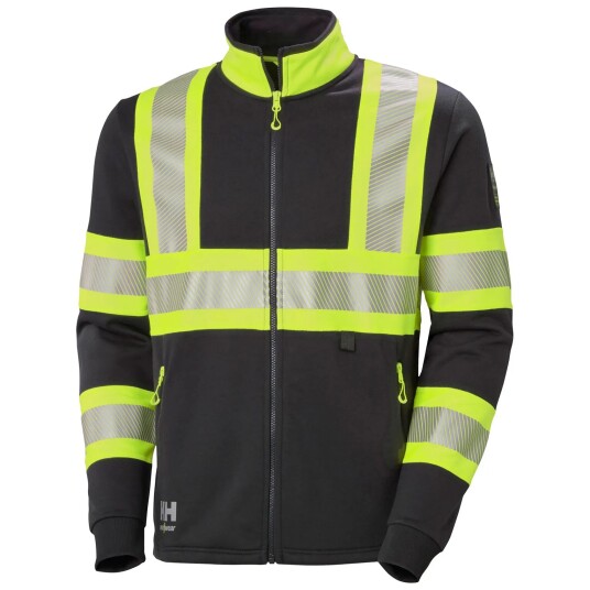 HH Workwear Workwear Helly Hansen Icu Hi Vis Genser Med Halv Glidelås S