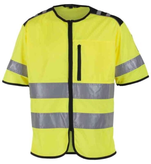 BS Gran Refleksvest, HiVis kl.3 Unisex, Str. (US/ CA): XXL, Gul/Sort