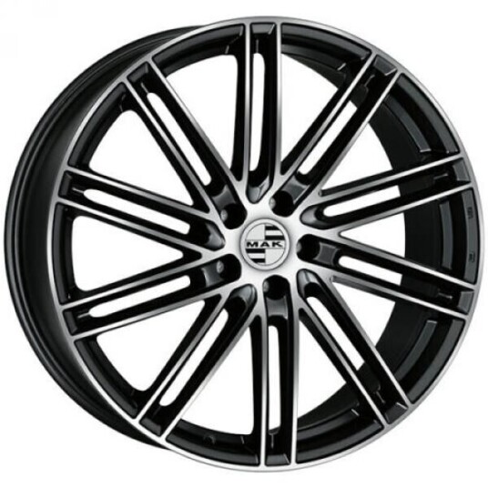 Mak Leipzig Black Polished 10.5x20 5x130 ET64 B71.6