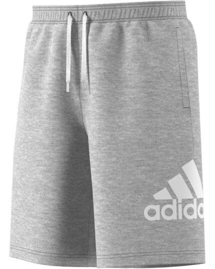 Adidas Must Haves BOS FT Shorts M Medium Grey Heather/White (Storlek XS)