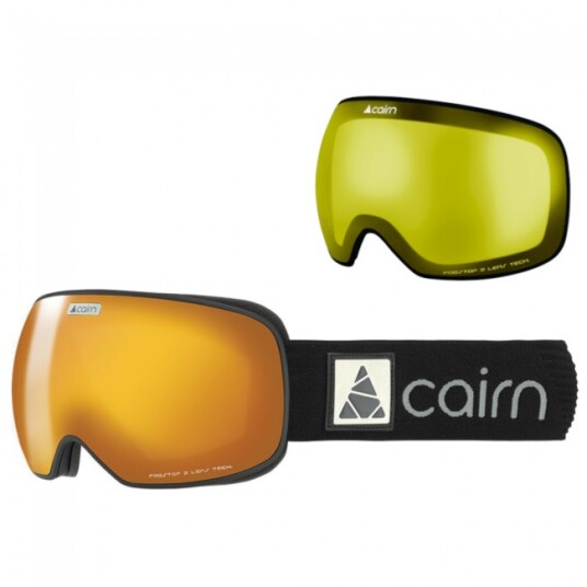 Cairn Gravity, Skibriller, Mat Black Gold