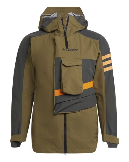 Adidas Xploric Rain Jacket W Focoli/Legear (Storlek L)