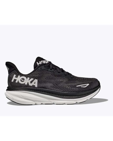 Hoka Clifton 9 Black/White 41 1/3 Dame