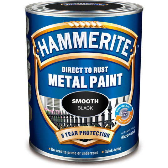 HAMMERITE SMOOTH FINISH SORT 0.75L