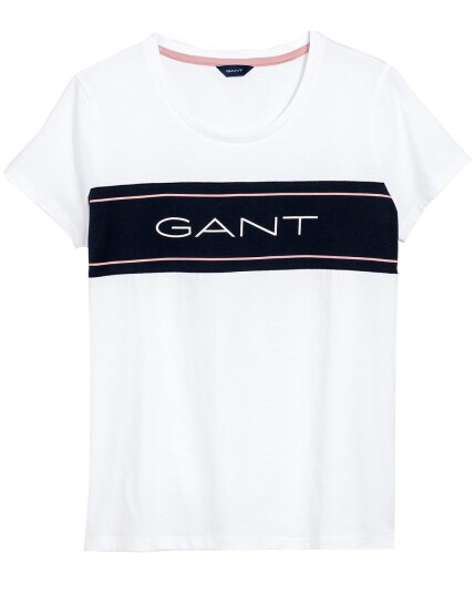 Gant Gant Archive S/S T-Shirt W White (Storlek L)