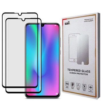 Saii 3D Premium Huawei P30 Beskyttelsesglass 2 Stk.