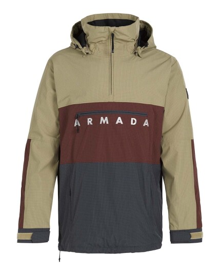 Armada Salisbury 2L Anorak M Khaki/Burgundy/Indigo (Storlek S)