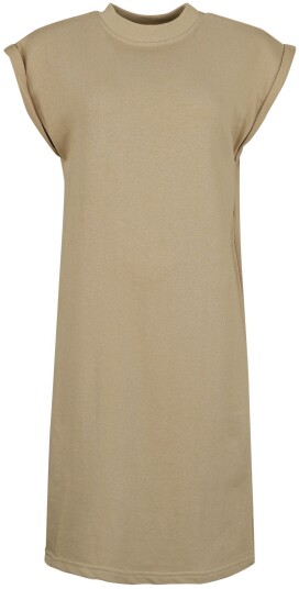 Urban Classics Kort kjole - Ladies Light Terry Dress - XS til 3XL - Damer - beige