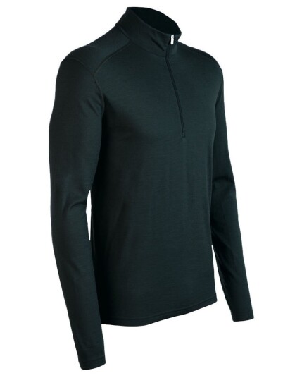 Icebreaker Oasis L/S Half Zip M Black (Storlek S)