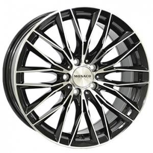 Monaco GP2 Gloss Black Polished 8.5x20 5x108 ET45 B63.4