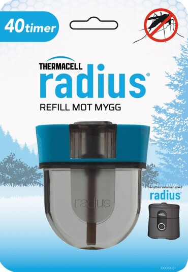 Thermacell Mot Mygg Refill Radius/e55 U/gass 40 T