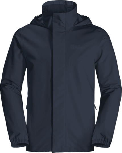 Jack Wolfskin Men's Stormy Point 2-Layer Jacket Blå M Man