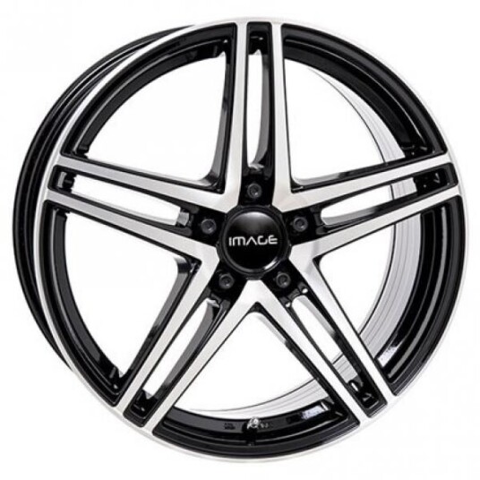 Image Star Ff Gloss Black Polished 7.5x18 5x112 ET40 B66.5