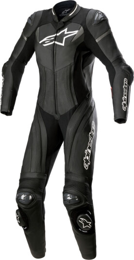 Alpinestars Stella GP Plus Ladies 1-delt motorsykkel skinndrakt 40 Svart Hvit