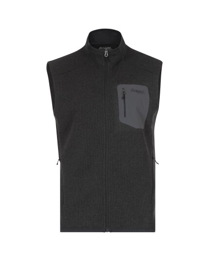 Bergans Kamphaug Knitted Vest M Dark Shadow Grey (Storlek M)