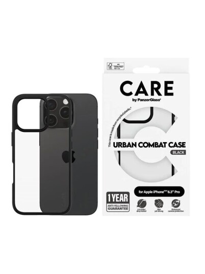 CARE by PanzerGlass Case Flagship Urban Combat iPhone 16 Pro