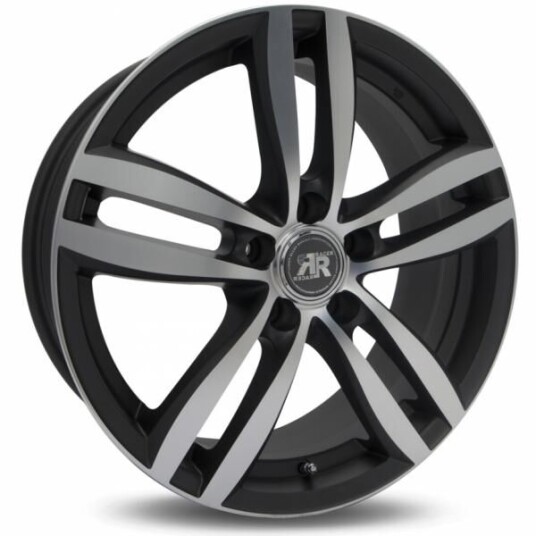 Racer Target Black Machined Face 6.5x16 5x108 ET50 B63.4