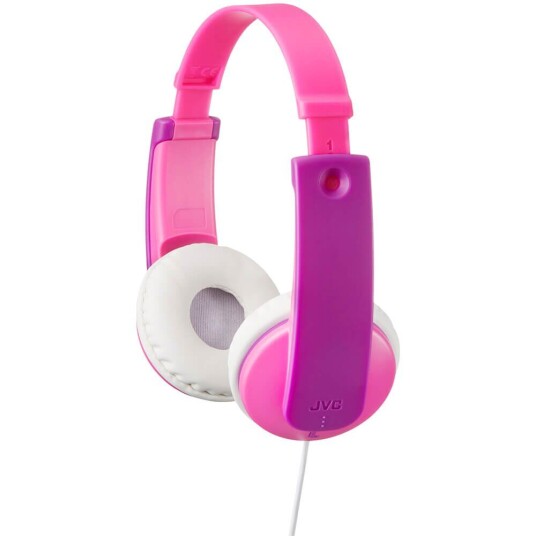 JVC Tinyphones HA-KD7 Barnehodesett Med Klistremerker Max. 85dB Rosa / Lilla