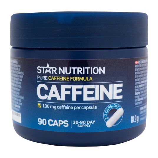 Star Nutrition Caffeine 100 Mg, 90 Caps, kosttilskudd 90caps STD