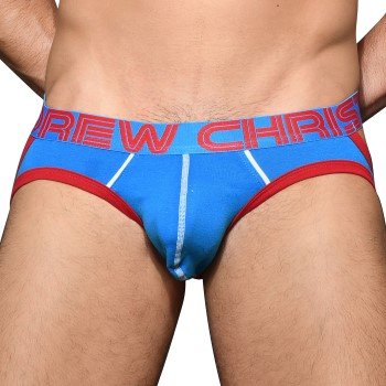 Andrew Christian Show-It Retro Pop Comfort Jock Blå/Rød bomull Medium Herre