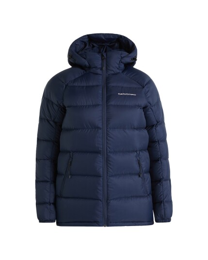 Peak Performance Down Hood Jacket W Blue Shadow (Storlek XS)