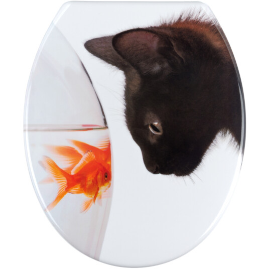 WENKO TOALETTSETE FISH AND CAT