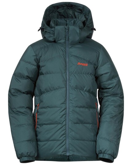 Bergans Røros Down Youth Jacket Forestfrost/Br Magma (Storlek 152)