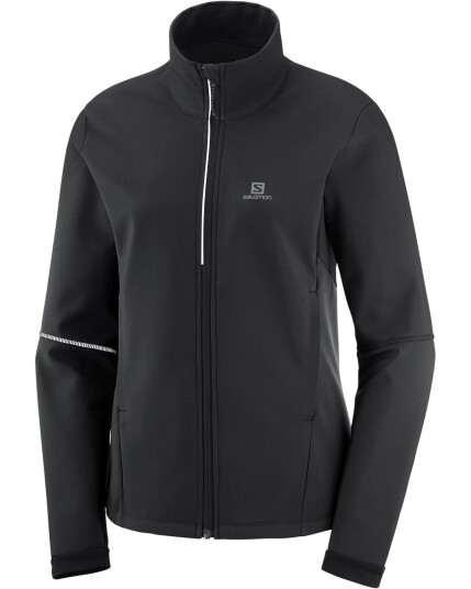 Salomon Agile Softshell Jacket W Black (Storlek S)