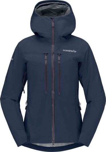 Norrøna Women's Trollveggen Gore-Tex Pro Light Jacket XL, Indigo Night/Indigo Night