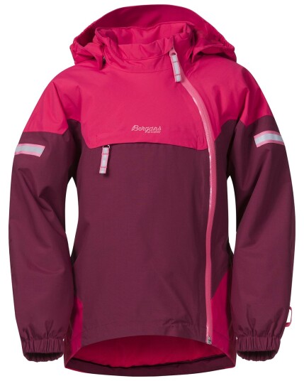 Bergans Ruffen Insulated Kids Jacket Jam/Dk Sorbet/Sorbet (Storlek 110)