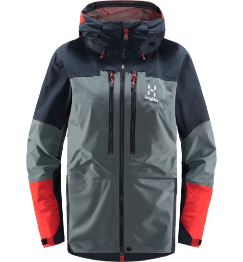 Hagl?fs Spitz Gtx Pro Jacket Women Steel Blue/tarn Blue M