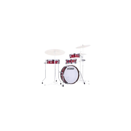 Tama Ljk48p-Brm Club Jam Pancake 4-Del Shell Kit, Burnt Rød Mist