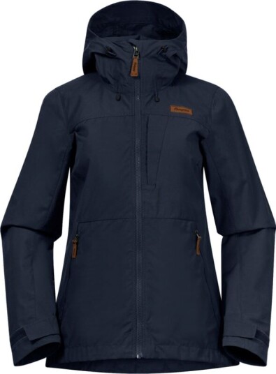 Bergans Women's Nordmarka Leaf Light Wind Jacket M, Navy Blue