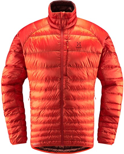 Haglöfs Essens Down Jacket M Habanero/Maroon Red (Storlek S)