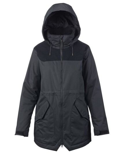 Burton Prowess Jacket W True Black/True Black Cord (Storlek S)