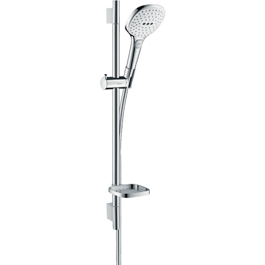 Hansgrohe Raindance Select E Dusjsett 65 cm, EcoSmart, 3jet, Hvit/Krom